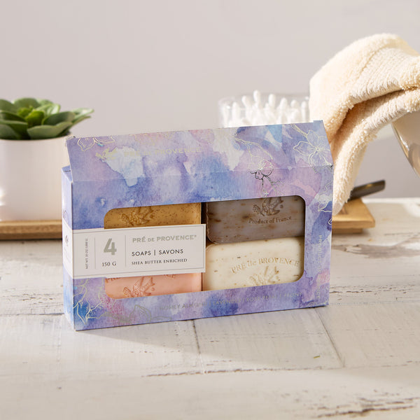 150G Best Sellers Set of 4: Purple Box Floral & Sweet – Pré de