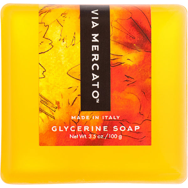 Via Mercato Bella Glycerine Soap - Loquat, Peach & Mandarin