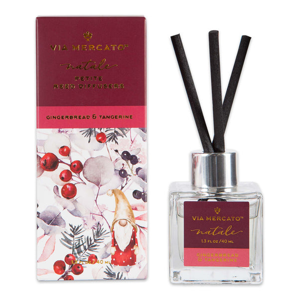 Natale - Petite Reed Diffuser - Gingerbread & Tangerine