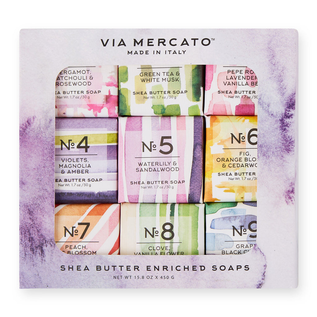 Via Mercato Mini Soap Set of 9