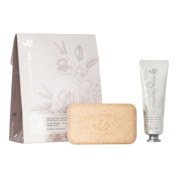 Soap & Hand Cream Gift Set - Honey Almond