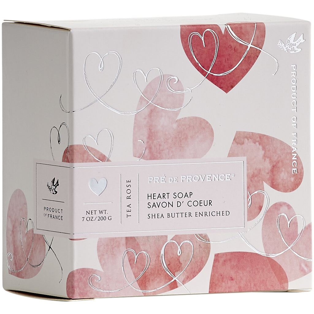200g Heart Soap Gift Box - Tea Rose